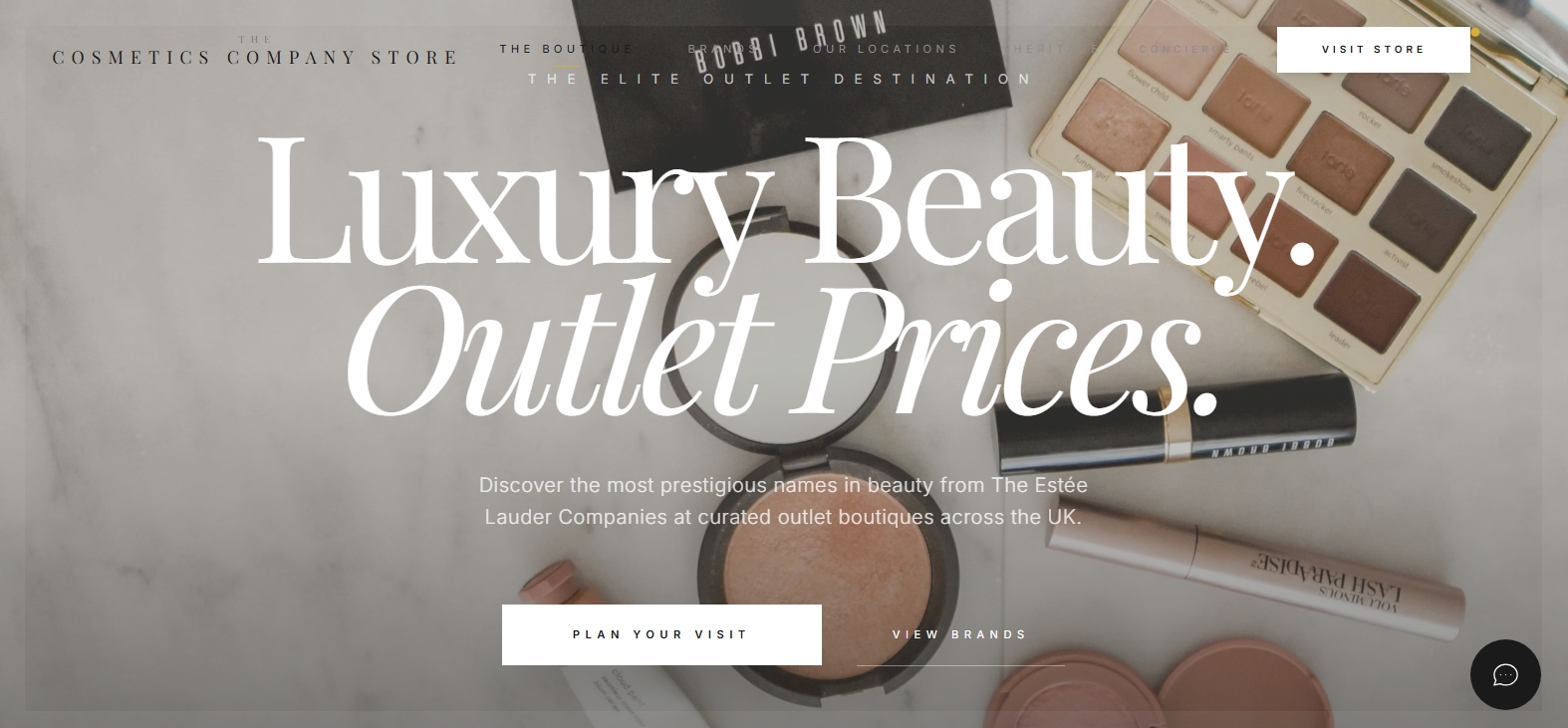 The Cosmetics Company Store e-commerce frontend